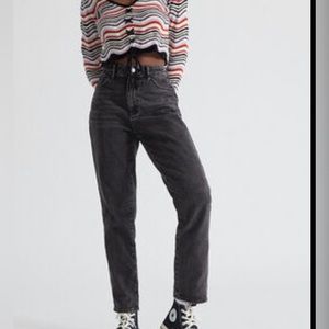 pacsun black mom jeans